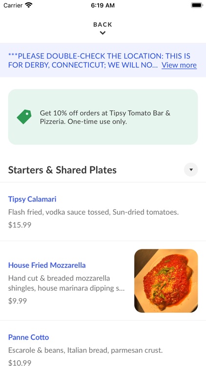 Tipsy Tomato Bar & Pizzeria
