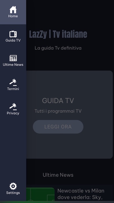 LazZy | Tv italiane Screenshot