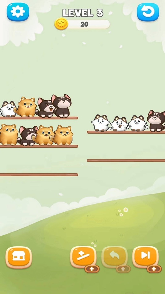 #4. Dog Sort-Color Games (iOS) 由: Hong Kong Qihang Network Technology Limited