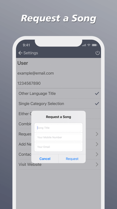 Song Lyrics Book Offline App Screenshot