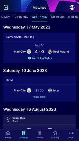 Game screenshot Champions League Official apk