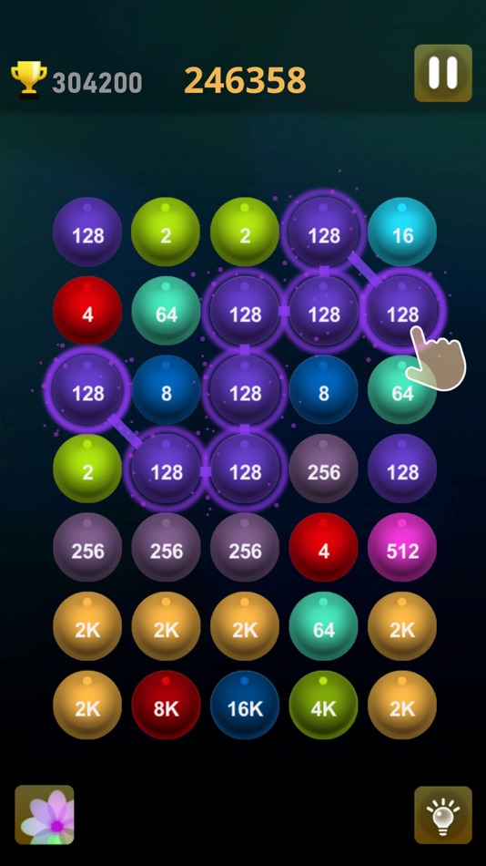 #3. 2248 puzzle - link block Tiles (iOS) 由: Shobha R