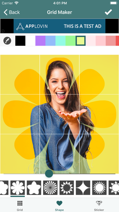 Screenshot #3 pour Grid Editor Pro for instagram