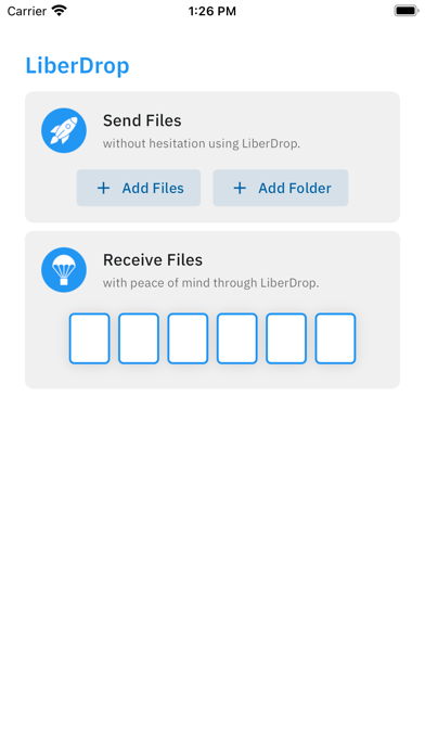 LiberDrop - Transfer Files Screenshot