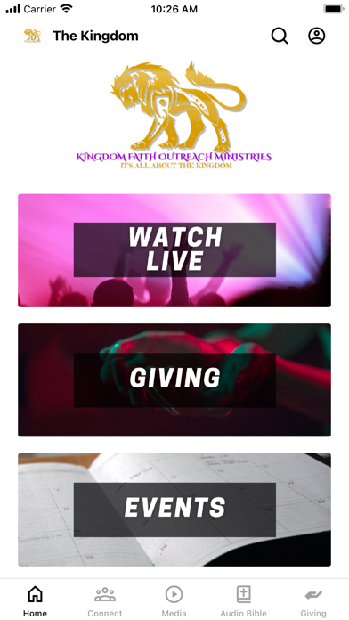 Kingdom Faith Ministries Screenshot