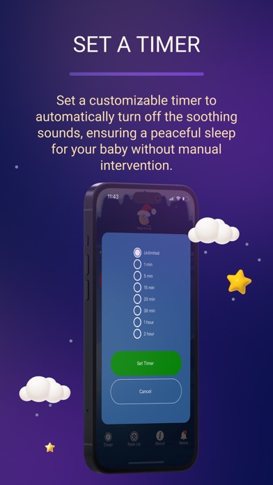 Baby Sleeping Sounds Mobile Screenshot