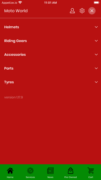 Moto World App Screenshot