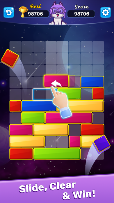 Block Sliding - Drop Jewel Screenshot