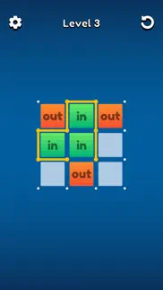 in 'n out: brain teaser puzzle iphone screenshot 1
