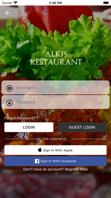 Alkis Restaurant Screenshot