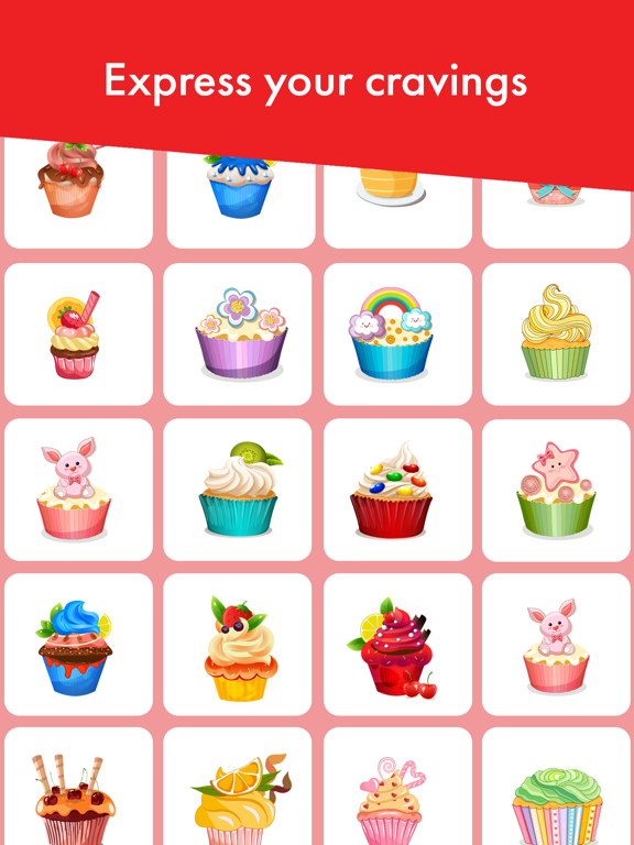 Screenshot #2 for Yummy Cupcake Stickers