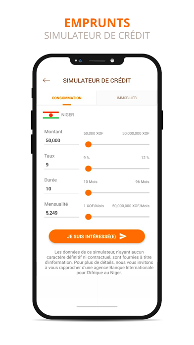 BIA Niger Mobile Screenshot