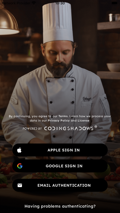 Personal recipe book Screenshot