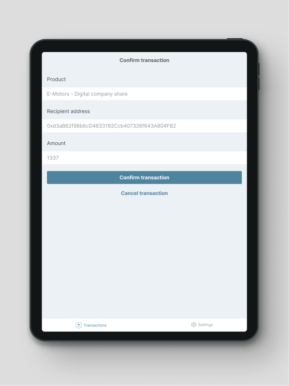 App screenshot