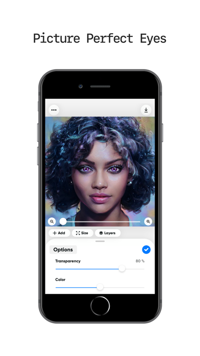 Screenshot #3 pour Color Contacts - Eye Editor