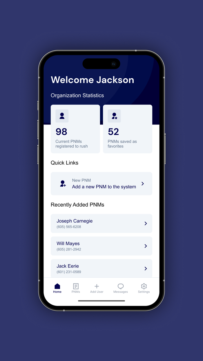 Campus Rush Recruitment