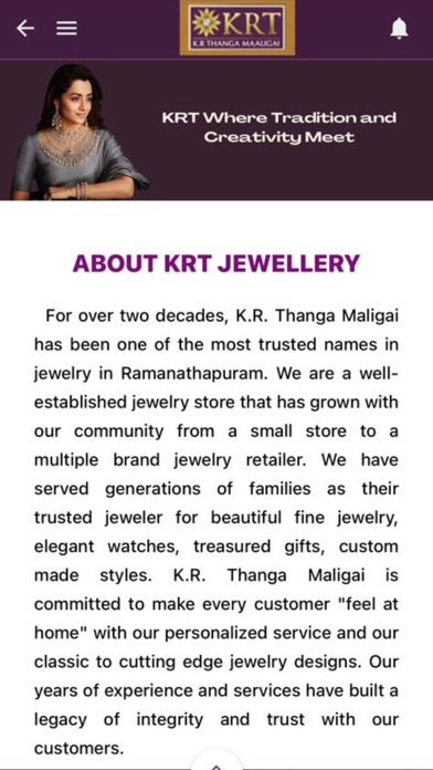 KRT JEWELLERY Screenshot