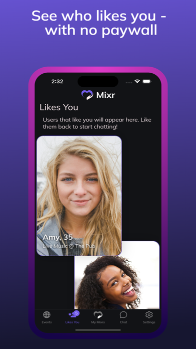 Mixr - Event Dating Pools Screenshot