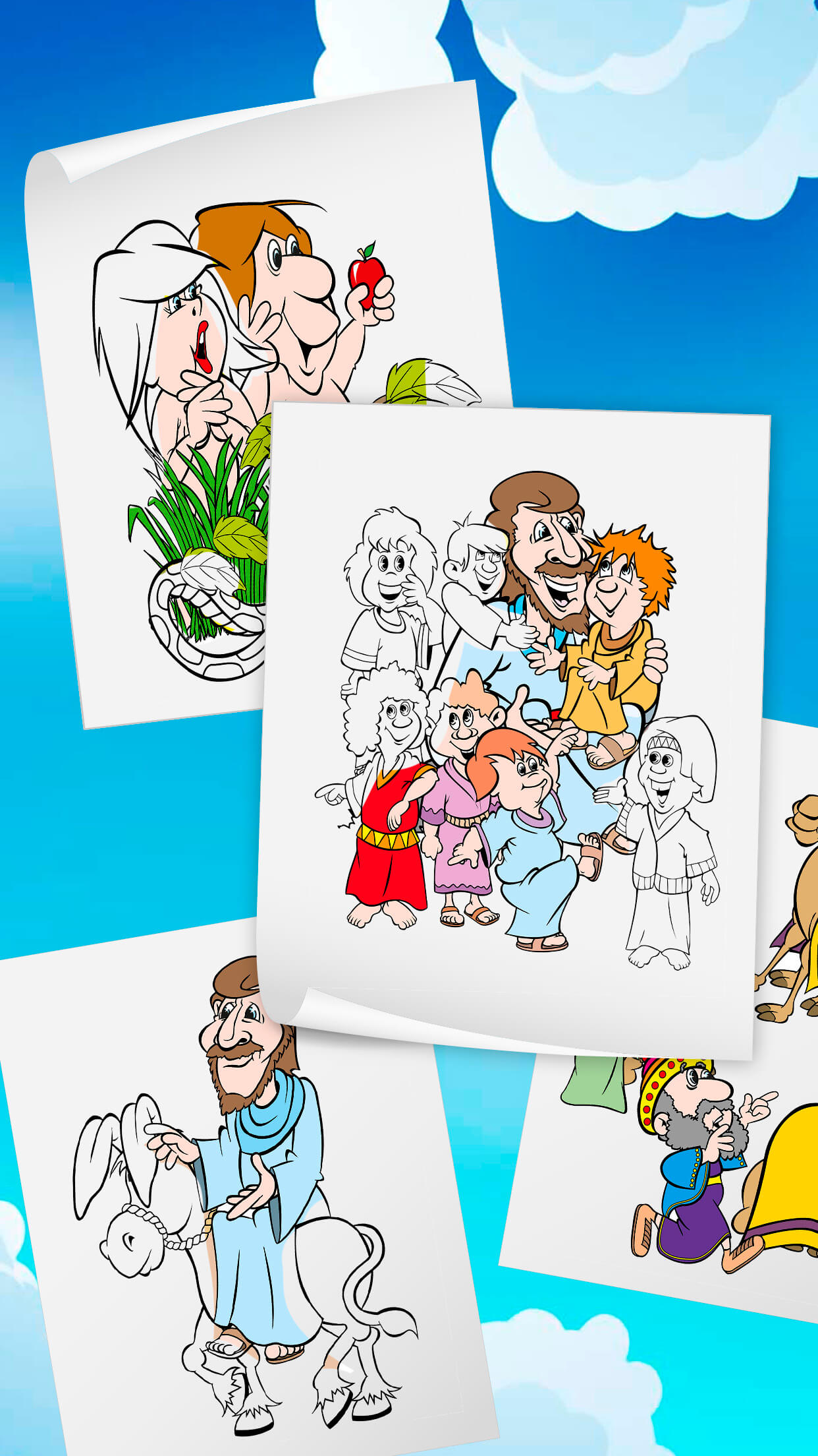 Bible Coloring Book Games