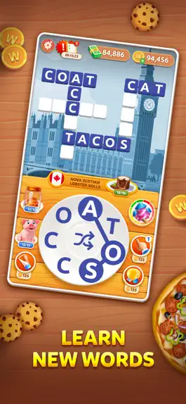 Game screenshot Wordelicious: Food & Travel apk