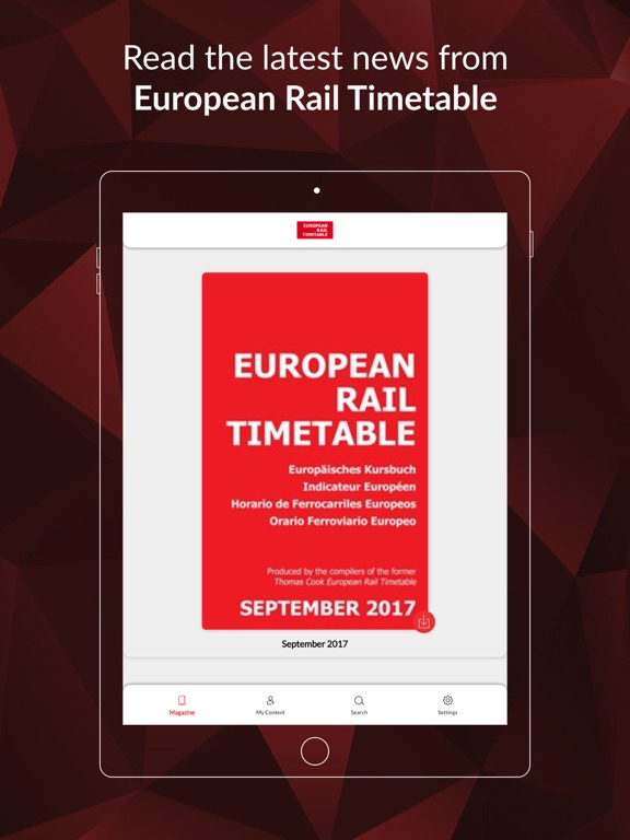 Screenshot #4 pour European Rail Timetable