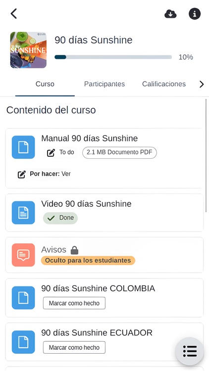 Universidad Natures Sunshine screenshot-3