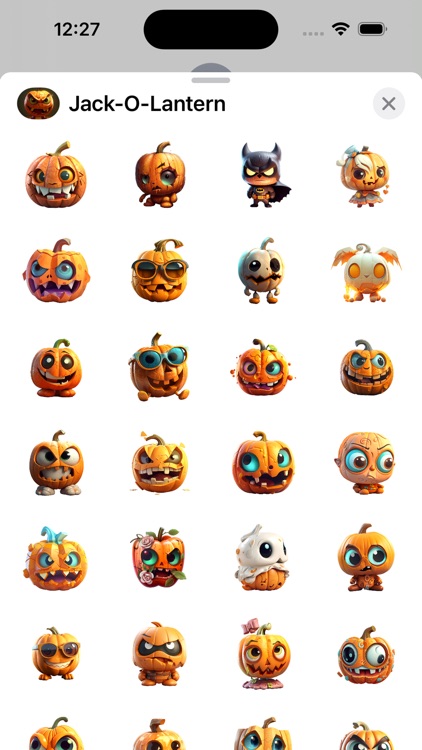 Jack-O-Lantern Sticker Pack