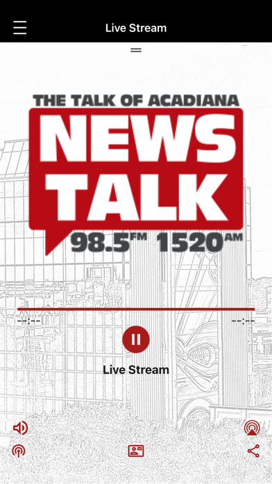 News Talk 98.5 & 1520 AM Screenshot