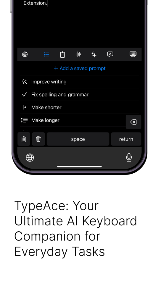 #1. TypeAce (iOS) 由: Toh Kar Le