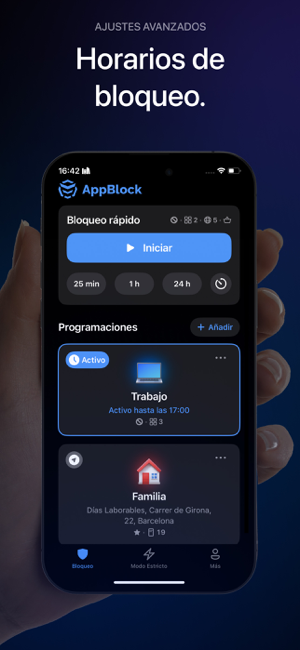 ‎AppBlock - Bloquea apps y webs Screenshot