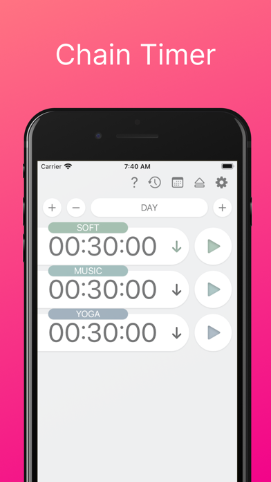 Chain - Study & Workout Timer Screenshot