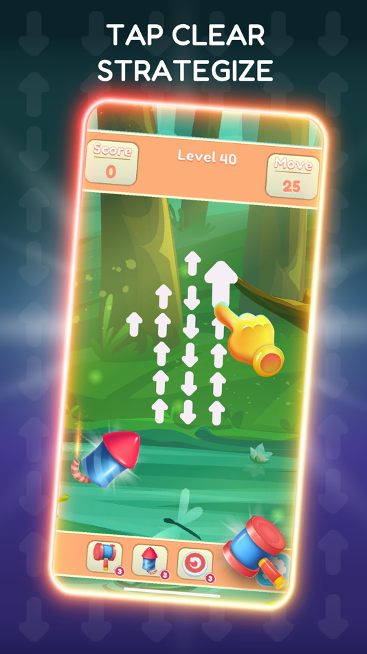 #3. Sweep Puzzle - Tap Arrows Away (iOS) 由: Ozgur Yalcin
