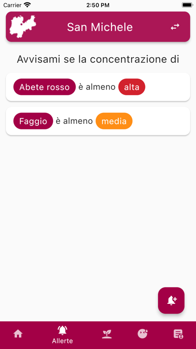 PolliniTrentino Screenshot