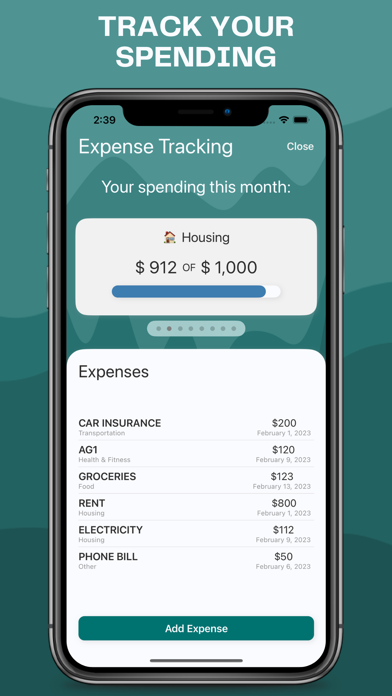 MyFi Budget Screenshot