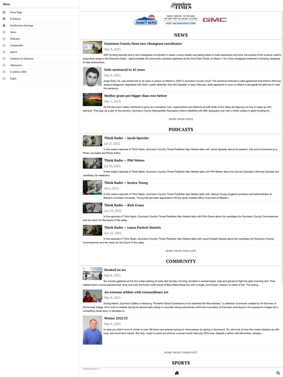 Screenshot #6 pour Gunnison Country Times