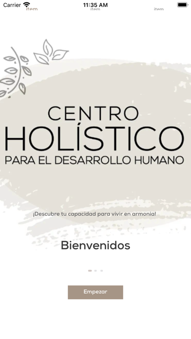 CentroHolístico Screenshot