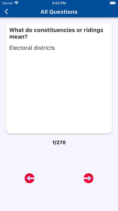 Canadian Citizenship Test Ques Screenshot
