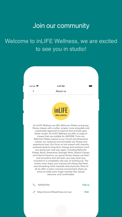 inLIFE Wellness Screenshot