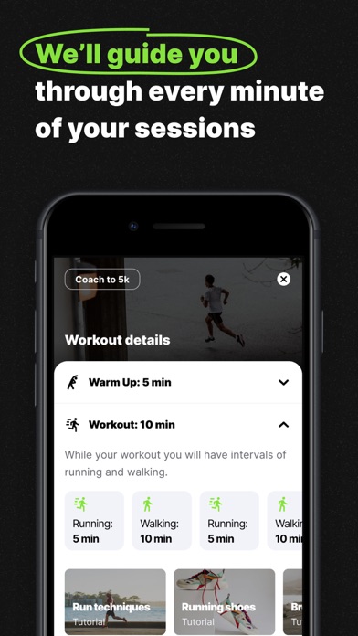 Screenshot #3 pour Couch to 5K Running run app