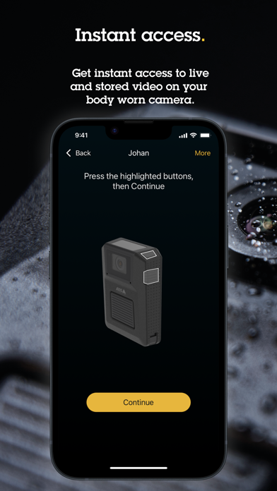 Screenshot #1 pour AXIS Body Worn Assistant