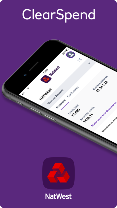 Screenshot #1 pour NatWest ClearSpend