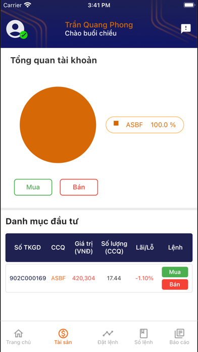 Afund - Amber Holdings Screenshot