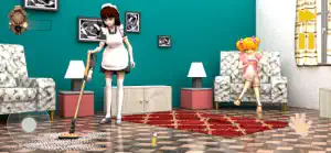 Anime High School Girl 3D Life screenshot #2 for iPhone