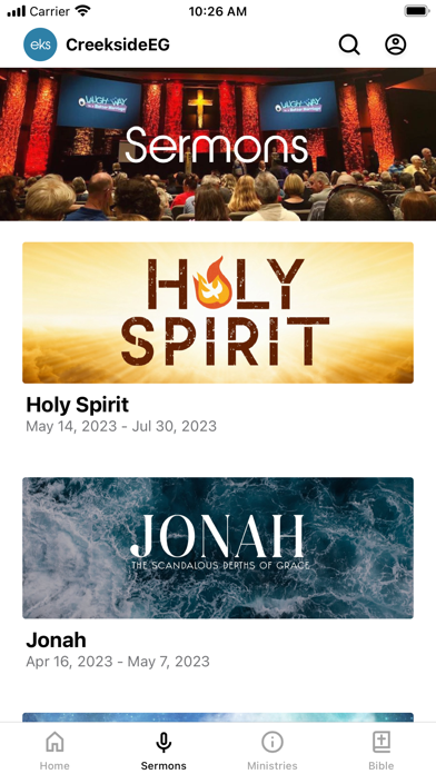 Creekside Christian Church EG Screenshot
