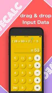 wecalc: stylish calculator app iphone screenshot 2