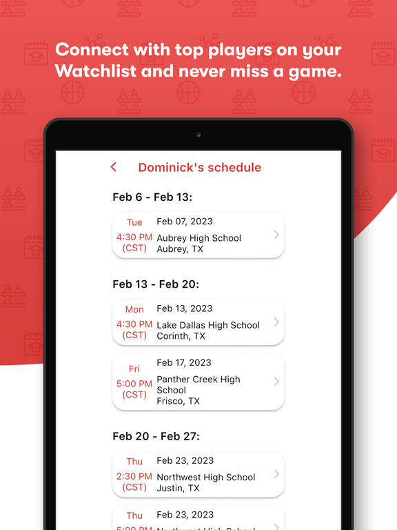 ProLook iPad screenshot 5 - Sports app