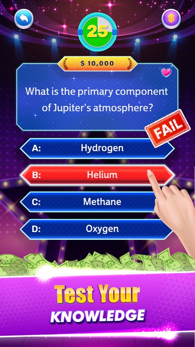Trivia Quiz Questions Game Screenshot