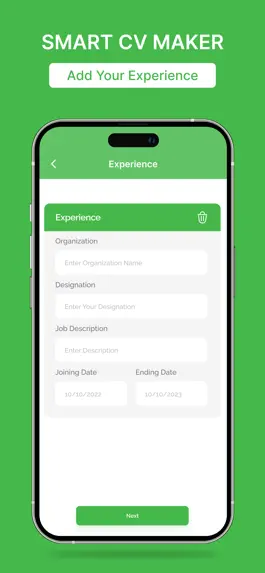 Game screenshot Smart Resume Maker, CV Maker apk