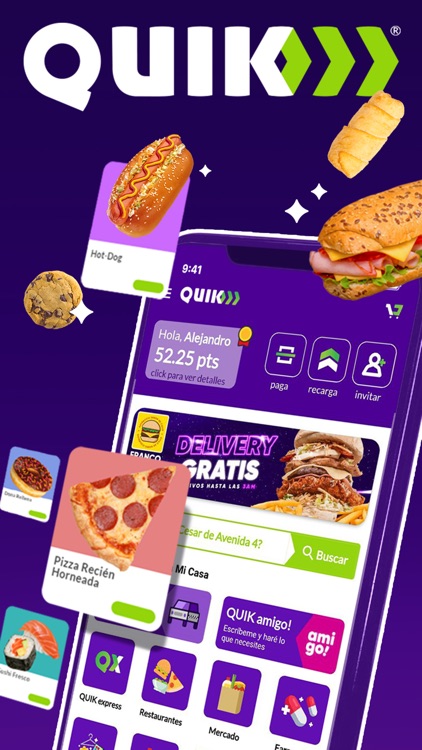 QUIK: Pago y Delivery