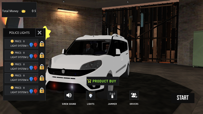 Doblo Civil Police Simulator